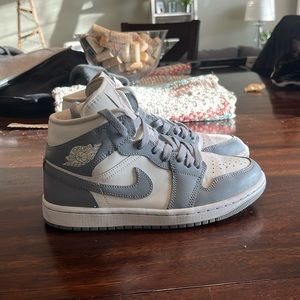 Women’s mid stealth grey Jordan’s